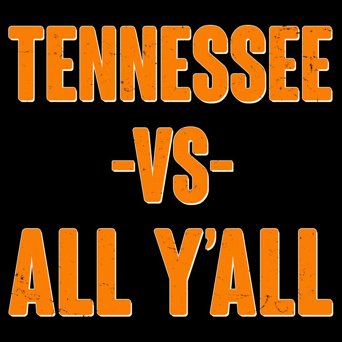 Funny Tennessee VS All Y'all Toddler Hoodie