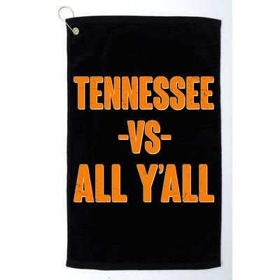 Funny Tennessee VS All Y'all Golf Towel