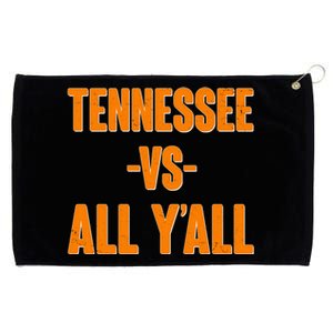 Funny Tennessee VS All Y'all Grommeted Golf Towel