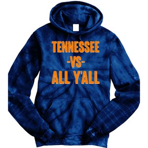 Funny Tennessee VS All Y'all Tie Dye Hoodie