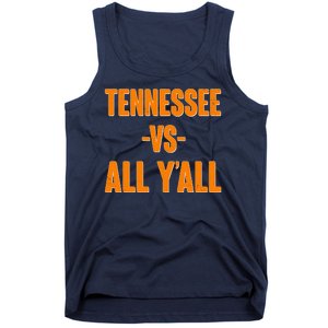 Funny Tennessee VS All Y'all Tank Top