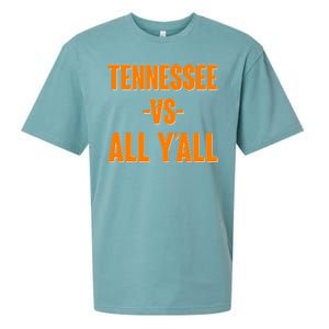 Funny Tennessee VS All Y'all Sueded Cloud Jersey T-Shirt