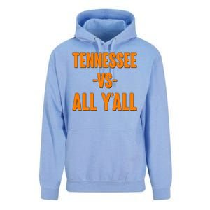 Funny Tennessee VS All Y'all Unisex Surf Hoodie