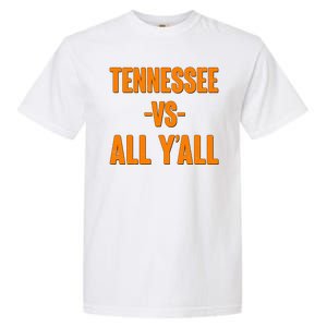 Funny Tennessee VS All Y'all Garment-Dyed Heavyweight T-Shirt