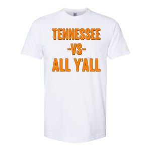 Funny Tennessee VS All Y'all Softstyle CVC T-Shirt