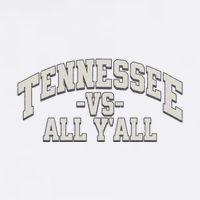 Funny Tennessee Vs All Yall Knoxville TN Orange Gift Garment-Dyed Sweatshirt