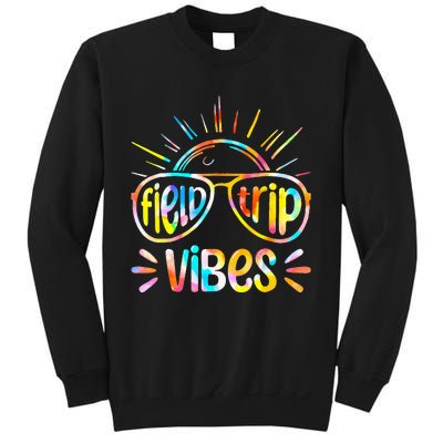 Field Trip Vibes Sunglasses Tie Dye Field Day Teachers Sweatshirt