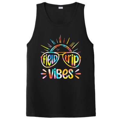 Field Trip Vibes Sunglasses Tie Dye Field Day Teachers PosiCharge Competitor Tank