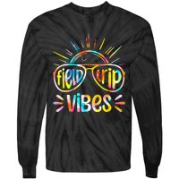 Field Trip Vibes Sunglasses Tie Dye Field Day Teachers Tie-Dye Long Sleeve Shirt