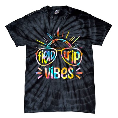 Field Trip Vibes Sunglasses Tie Dye Field Day Teachers Tie-Dye T-Shirt