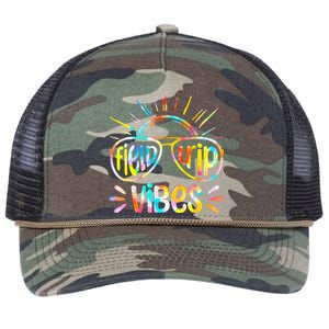 Field Trip Vibes Sunglasses Tie Dye Field Day Teachers Retro Rope Trucker Hat Cap