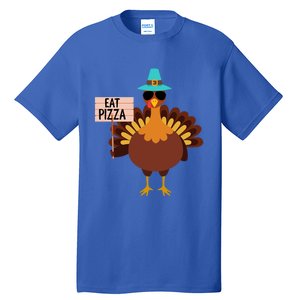 Funny Turkey Vegan Eat Pizza Vegetarian Vegan Day Gift Tall T-Shirt