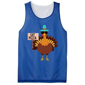 Funny Turkey Vegan Eat Pizza Vegetarian Vegan Day Gift Mesh Reversible Basketball Jersey Tank