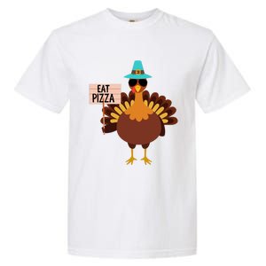 Funny Turkey Vegan Eat Pizza Vegetarian Vegan Day Gift Garment-Dyed Heavyweight T-Shirt