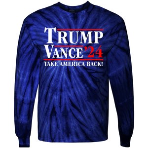 Funny Trump Vance 2024 Vice President Vp Gift Tie-Dye Long Sleeve Shirt