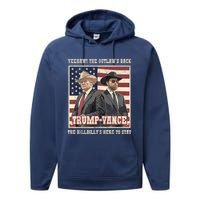 Funny Trump Vance 2024 Outlaw Hillbily Won Inauguration Performance Fleece Hoodie