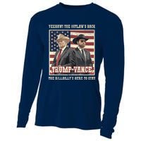 Funny Trump Vance 2024 Outlaw Hillbily Won Inauguration Cooling Performance Long Sleeve Crew