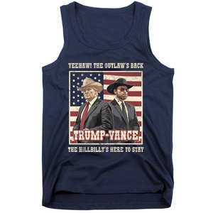 Funny Trump Vance 2024 Outlaw Hillbily Won Inauguration Tank Top