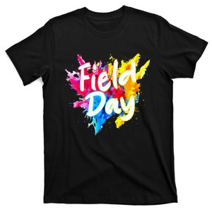 Field Trip Vibes Field Day Fun Day Colorful Teacher Student T-Shirt