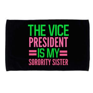 Funny The Vice President Is My Sorority Aka Sorority Microfiber Hand Towel