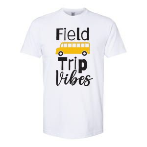 Field Trip Vibes School bus Last Day of School Trip Softstyle CVC T-Shirt