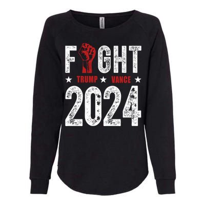 Fight Trump Vance 2024 Republican Womens California Wash Sweatshirt