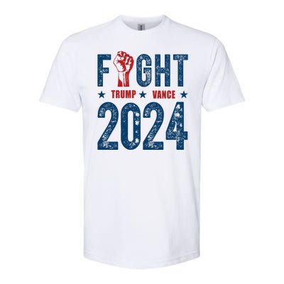 Fight Trump Vance 2024 Republican Softstyle® CVC T-Shirt