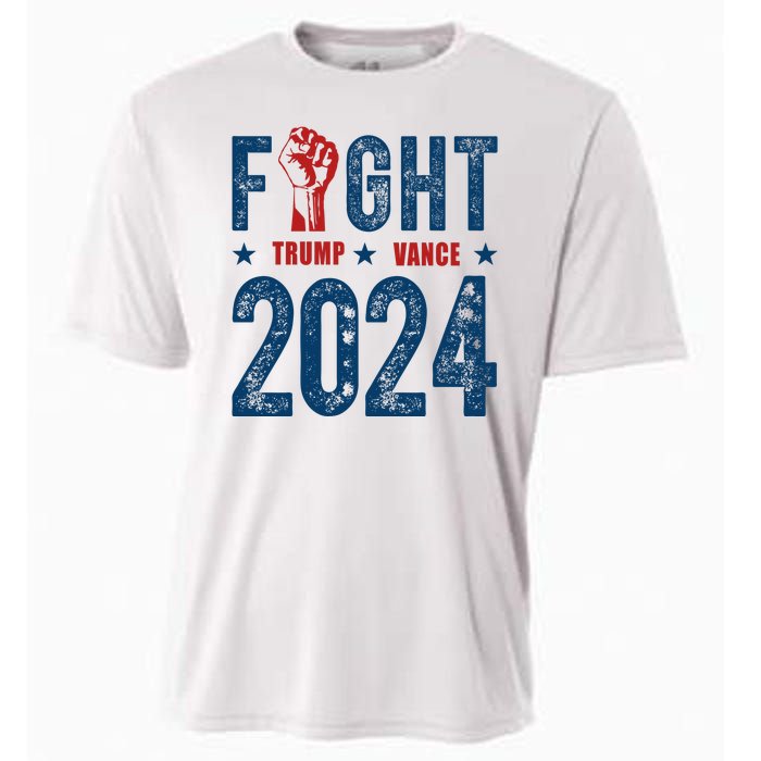 Fight Trump Vance 2024 Republican Cooling Performance Crew T-Shirt