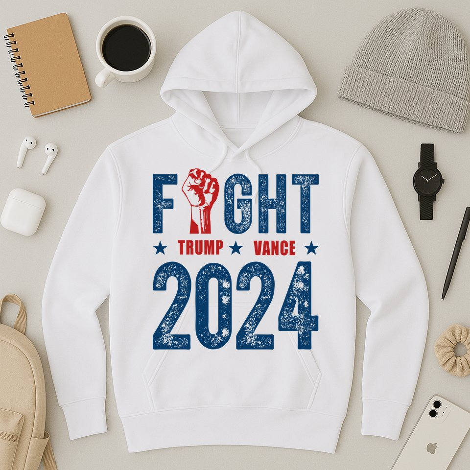 Fight Trump Vance 2024 Republican Hoodie