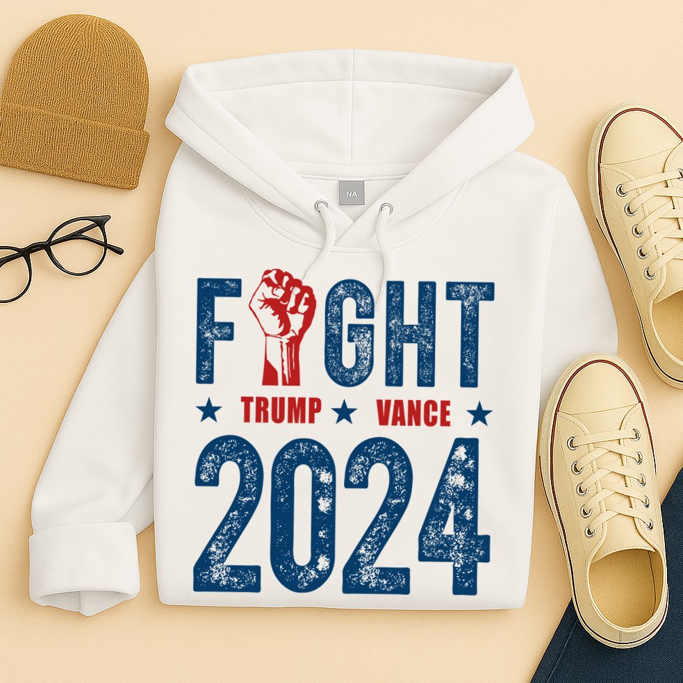 Fight Trump Vance 2024 Republican Hoodie