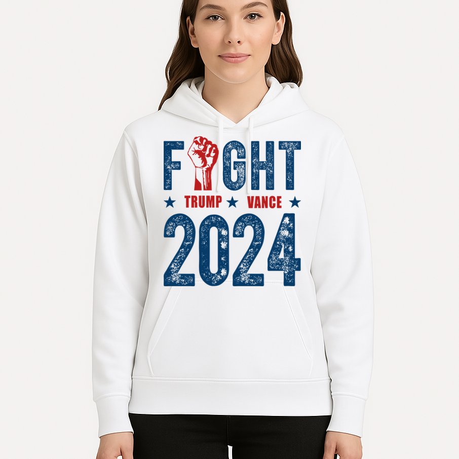 Fight Trump Vance 2024 Republican Hoodie