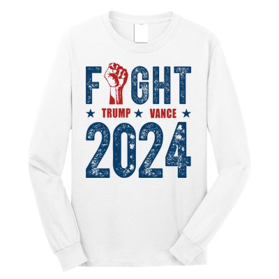 Fight Trump Vance 2024 Republican Long Sleeve Shirt