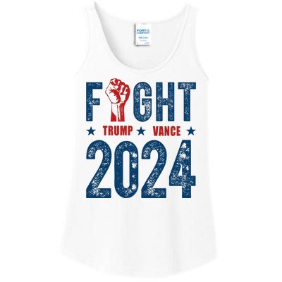 Fight Trump Vance 2024 Republican Ladies Essential Tank