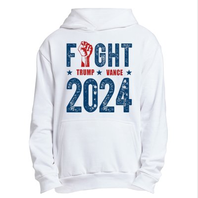 Fight Trump Vance 2024 Republican Urban Pullover Hoodie