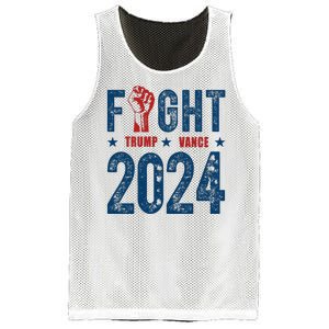 Fight Trump Vance 2024 Republican Mesh Reversible Basketball Jersey Tank