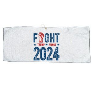 Fight Trump Vance 2024 Republican Large Microfiber Waffle Golf Towel