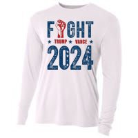 Fight Trump Vance 2024 Republican Cooling Performance Long Sleeve Crew