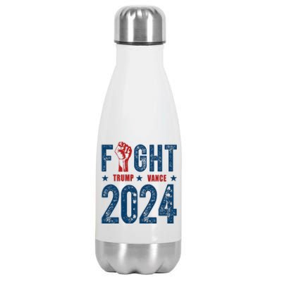 Fight Trump Vance 2024 Republican Stainless Steel Insulated Water Bottle