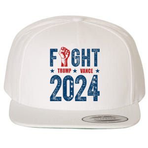 Fight Trump Vance 2024 Republican Wool Snapback Cap