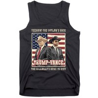 Funny Trump Vance 2024 Outlaw Hillbily Won Inauguration Tank Top