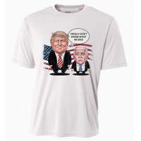 Funny Trump Vs Biden I Really DonT Know What He Said Cooling Performance Crew T-Shirt