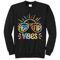 Field Trip Vibes Sunglasses Tie Dye Field Day Teachers Sweatshirt