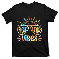 Field Trip Vibes Sunglasses Tie Dye Field Day Teachers T-Shirt