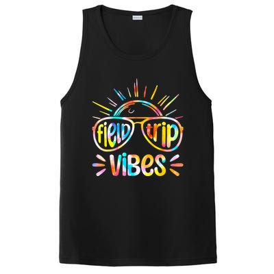 Field Trip Vibes Sunglasses Tie Dye Field Day Teachers PosiCharge Competitor Tank