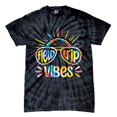 Field Trip Vibes Sunglasses Tie Dye Field Day Teachers Tie-Dye T-Shirt