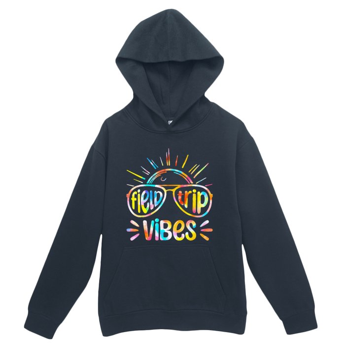 Field Trip Vibes Sunglasses Tie Dye Field Day Teachers Urban Pullover Hoodie