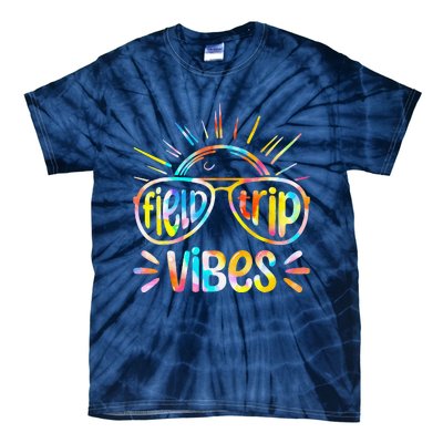 Field Trip Vibes Sunglasses Tie Dye Field Day Teachers Tie-Dye T-Shirt