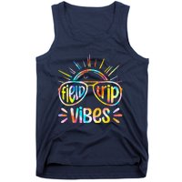 Field Trip Vibes Sunglasses Tie Dye Field Day Teachers Tank Top