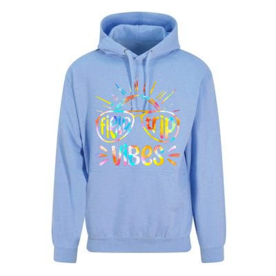 Field Trip Vibes Sunglasses Tie Dye Field Day Teachers Unisex Surf Hoodie