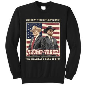 Funny Trump Vance 2024 Outlaw Hillbily Won Inauguration Sweatshirt